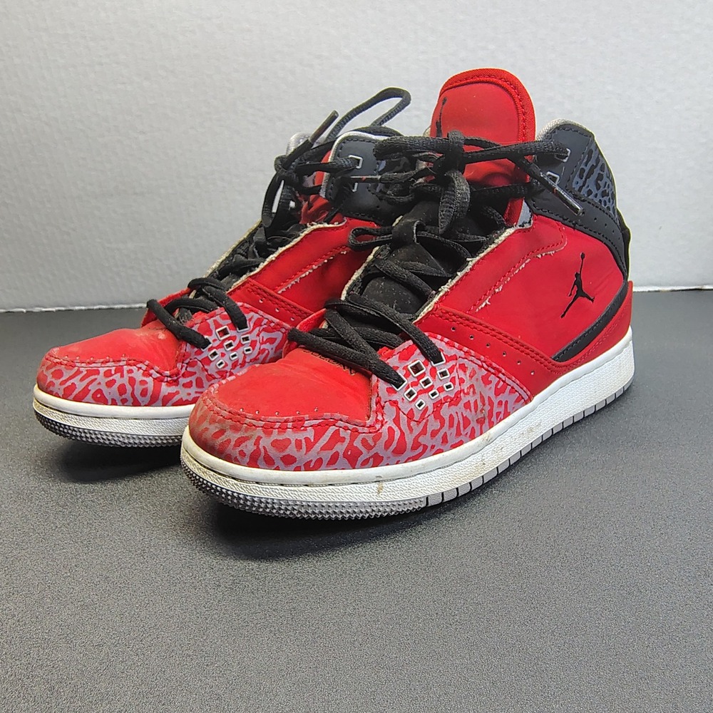 Air Jordan 1 flight fire red boys sneakers 4Y